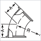 AC2KSX 45 DEG ELBOW