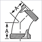 2K 45 DEG ELBOW