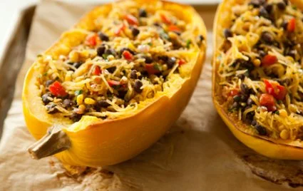 Recipe of the Week - Spicy Spaghetti Squash with Black Beans