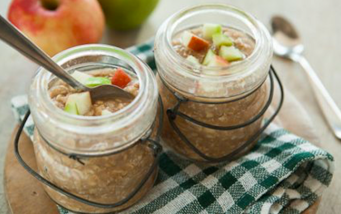 Apple Oatmeal in a Jar