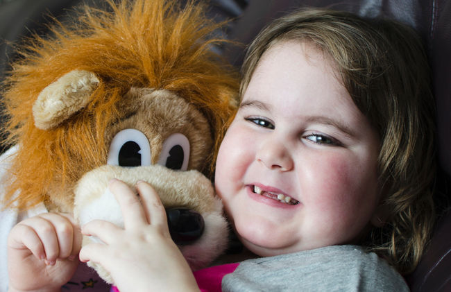 Chiara Scornaiencki, five, enjoys the comforts of home this week after an extended stay at Children’s Hospital of Eastern Ontario in Ottawa, where her family learned that she has only a limited time left. Chiara’s mother, Amber Schornaiencki, learned to care for her daughter’s complex medical needs at home, through support from Rogers House in Ottawa. Ali Pearson/Sault This Week