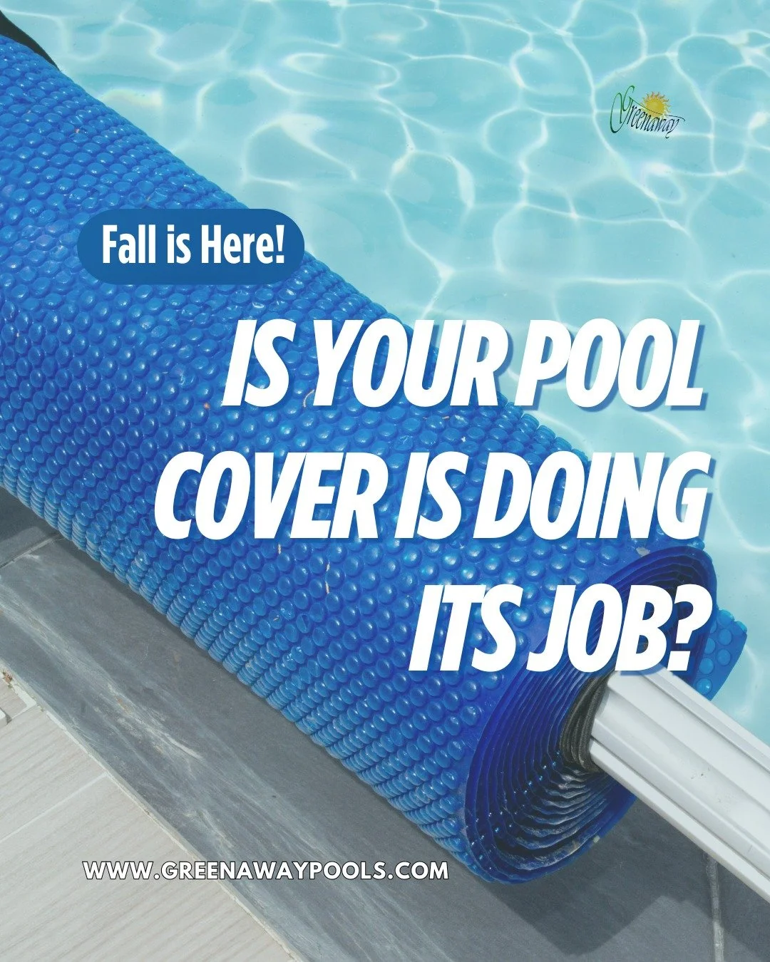 Get your pool ready for &quot;falling&quot; leaves with a trampoline-style safety cover! Available in 5 colors and professionally installed for ultimate protection and peace of mind.