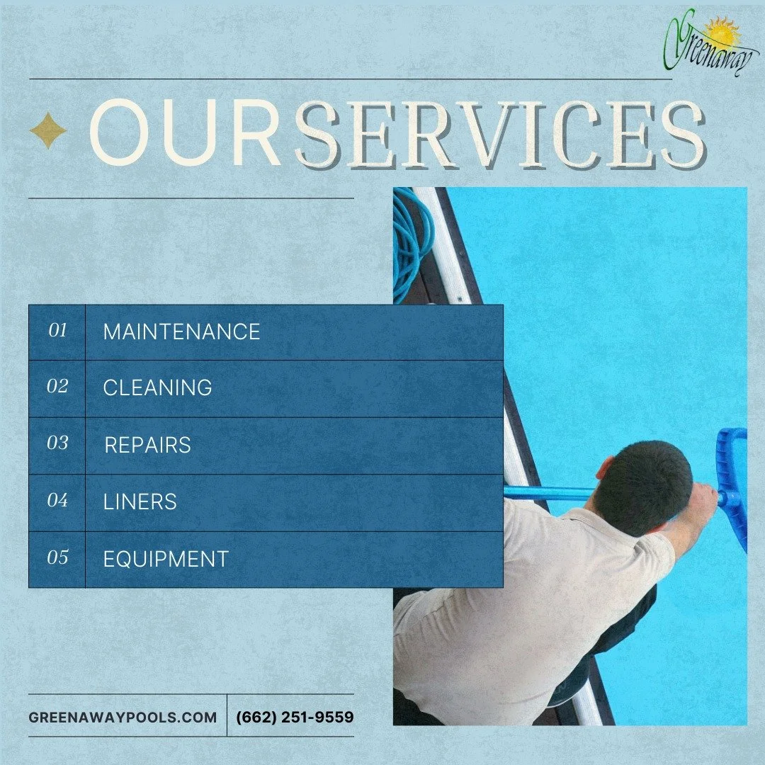 Proper pool maintenance, including cleaning, repairs, liners, and equipment care, keeps your water sparkling all season long! 🌊✨🏊&zwj;♀️