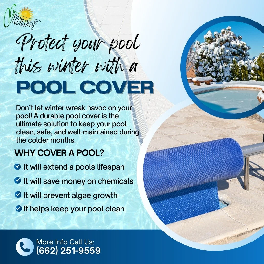 Protect Your Pool, Save Money, and Make Spring Opening a Breeze &ndash; Get a Winter Pool Cover Today! ❄️🏊&zwj;♂️