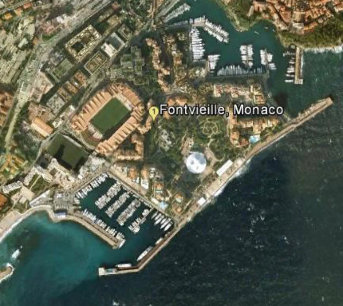 Fontvieille Land fill MONACO