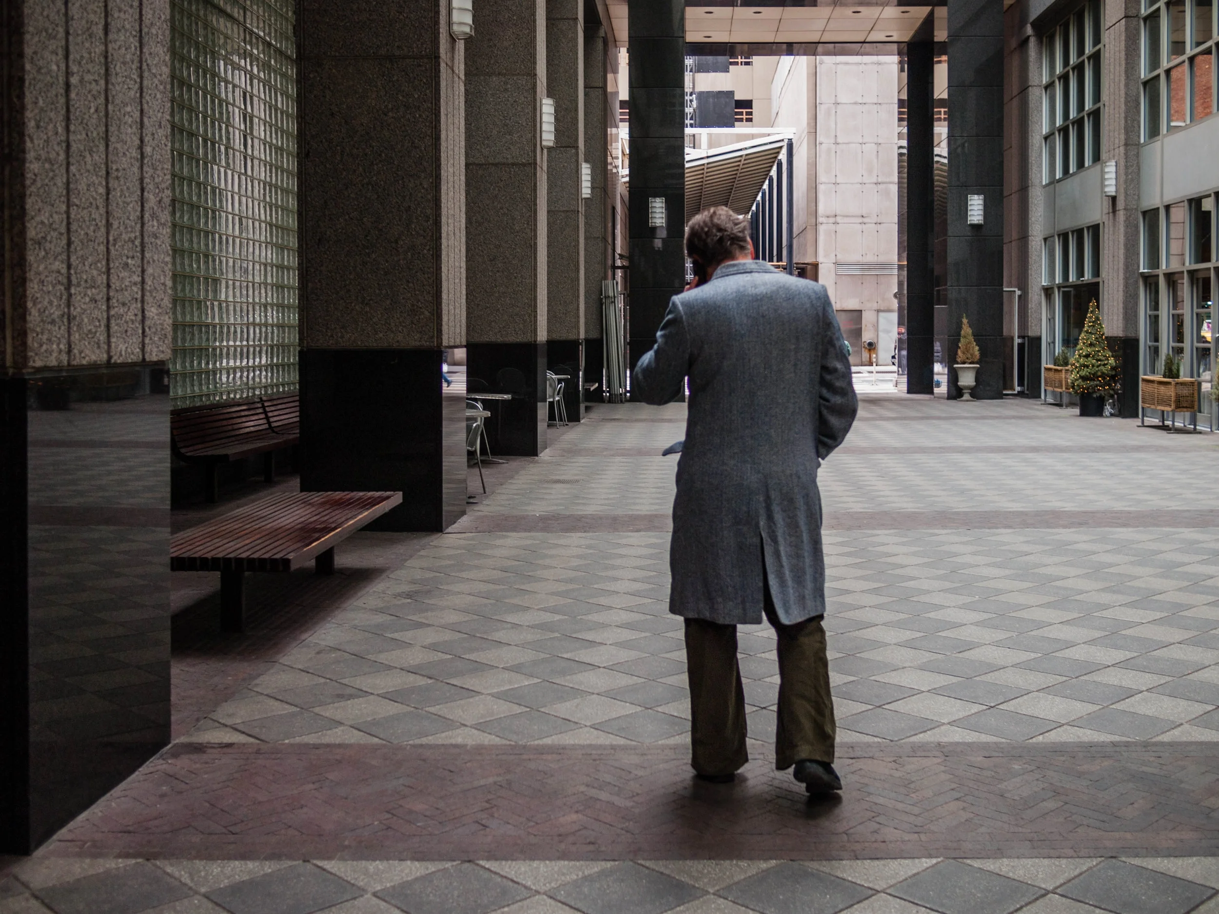 Man on Phone, NYC, 2014