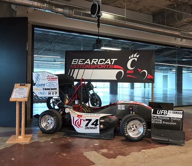 Come check out our 2016 car on display at the 1819 Innovation Hub! Special thanks to @1819innovation and @groundfloor_maker for letting us display the car in their space!!