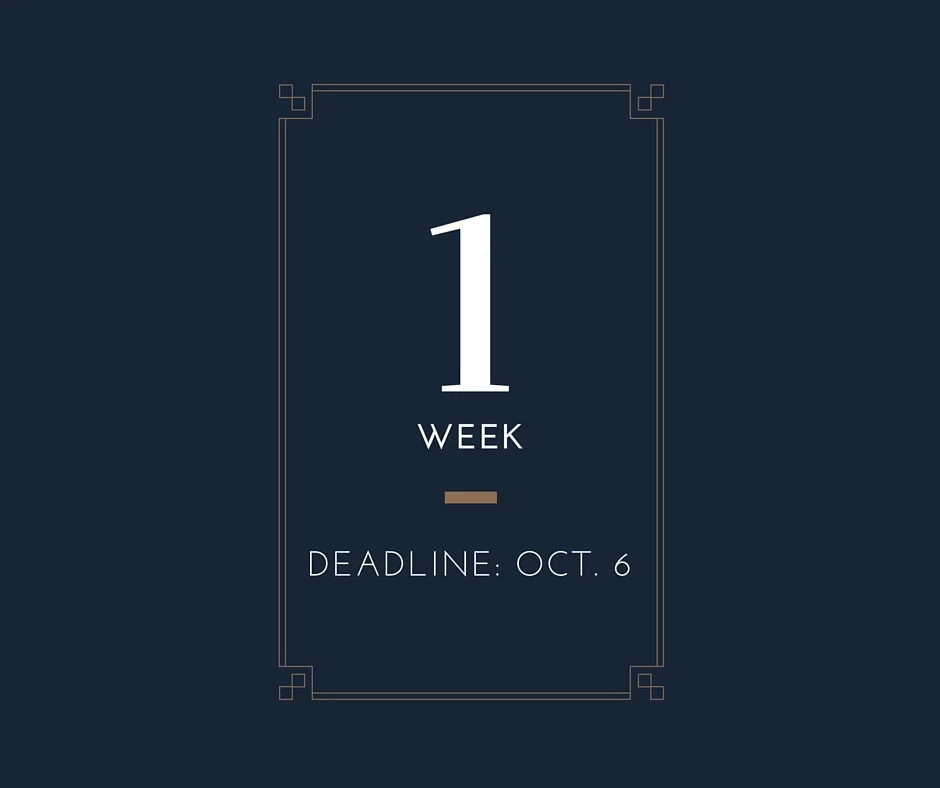 Got some delicious poetry or prose? Send it our way and you could be sharing it on our stage on October 16. Get moving!