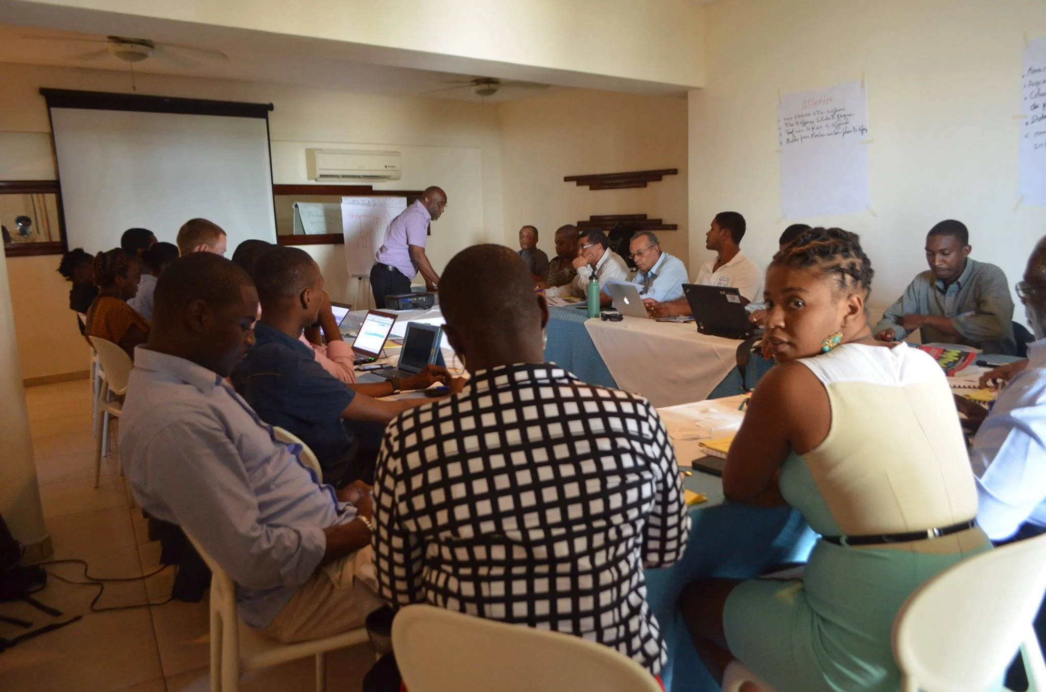 The training took place at the Hotel Montana in Port-au-Prince. 