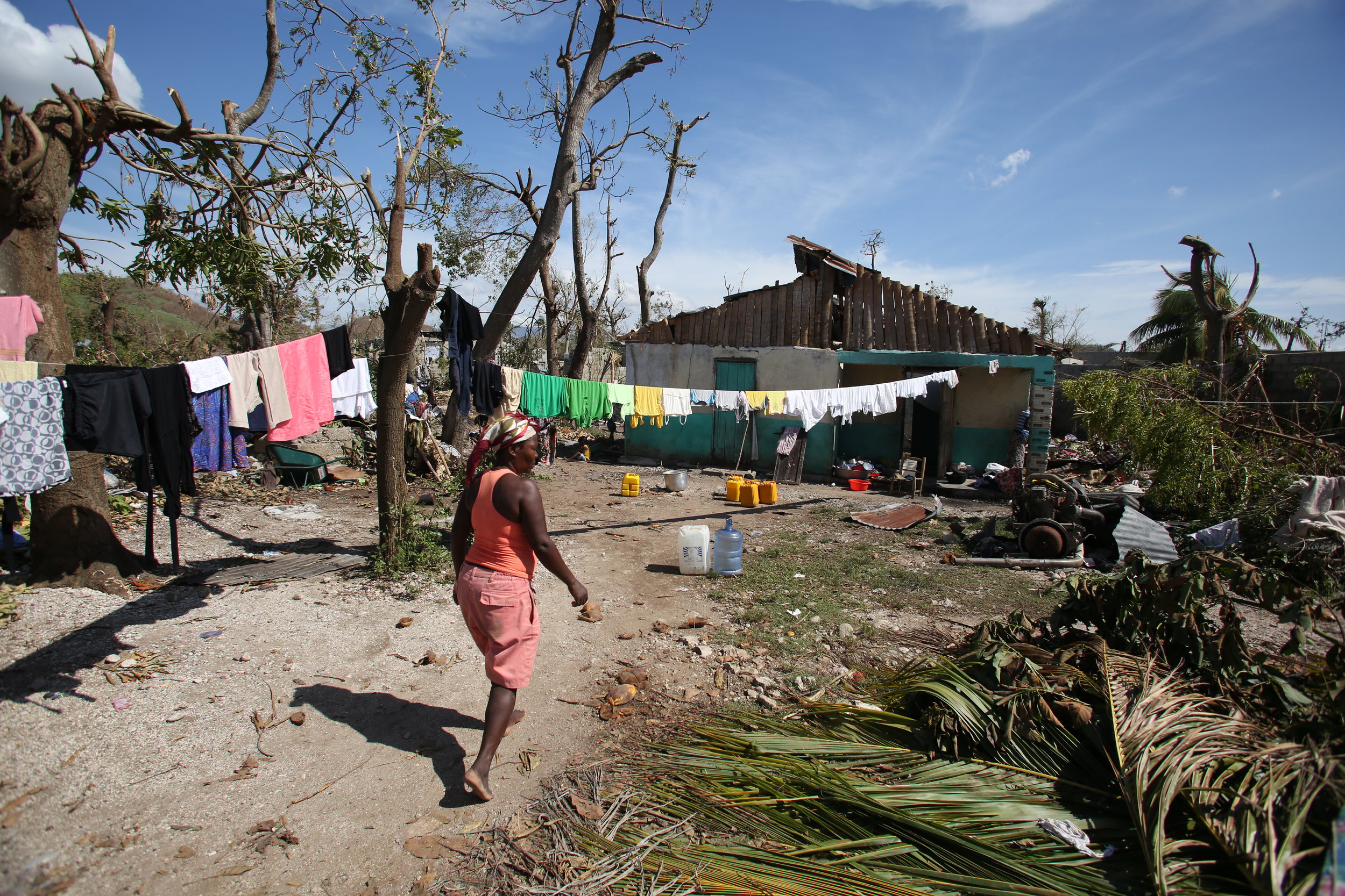 Many communities are still drying out after Hurricane Matthew brought high winds, extensive flooding and as much as 40 inches of rain. (Jeanty Junior Augustin)