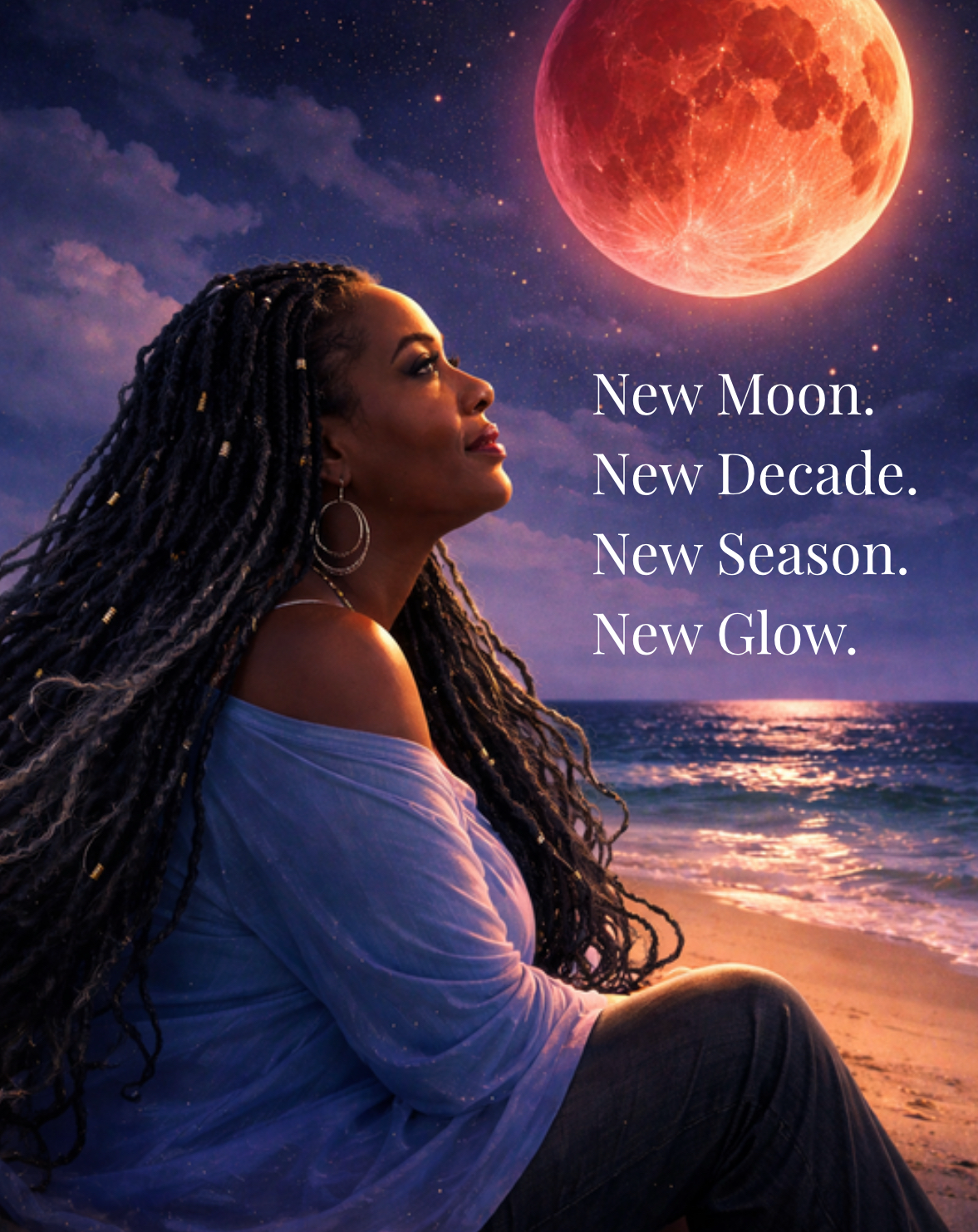New Moon. New Decade. New Season. New Glow.