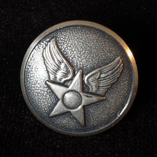 A button from Melcher's Air Force Uniform