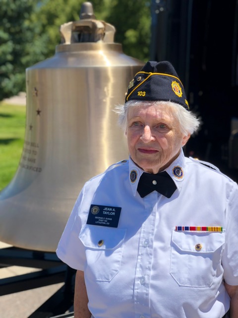 Ms. Jean Taylor is a US Airforce Vietnam veteran who heard about the Foundation's mission at one of our presentations, and signed up to help. She enjoys tolling the Honor Bell for any female vets we honor. Jean was a dietitian during the war and also volunteers at Ft Logan in the Public Information Center.