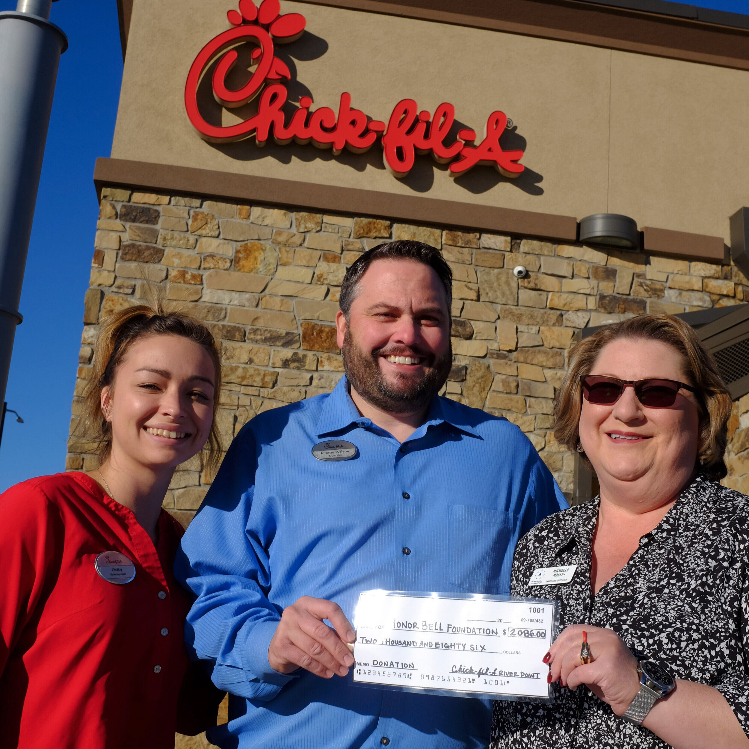 ChickfilA River Point Supports Foundation with Veterans Day donation