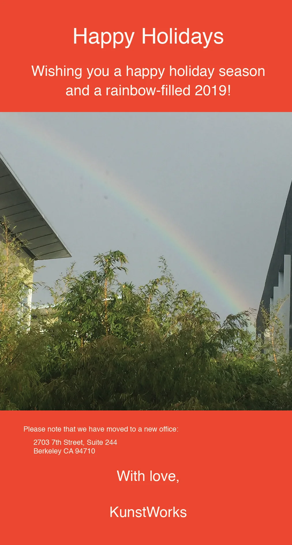 Happy Holidays from Kunstworks!