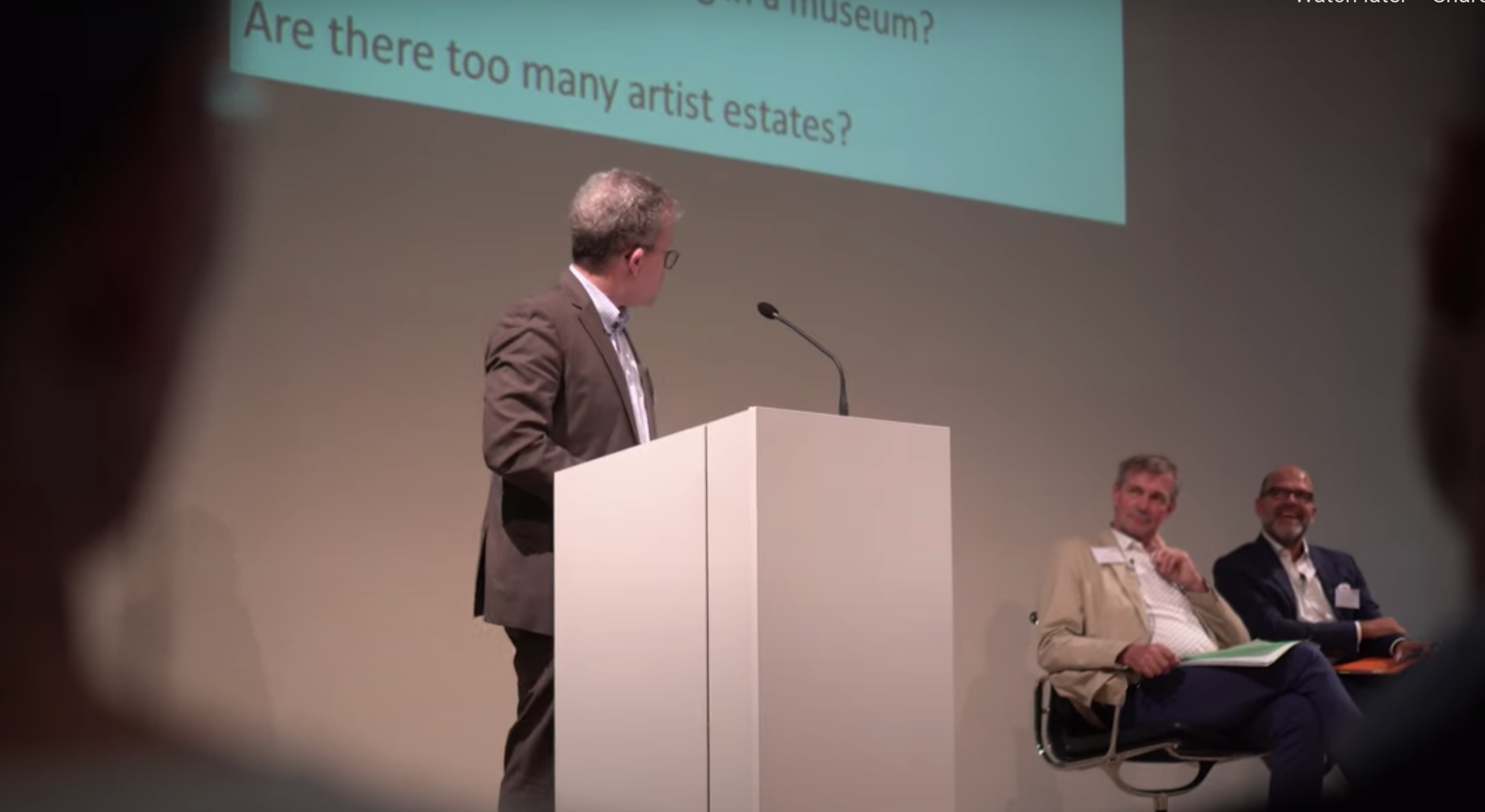 Report from the inaugural conference on artists' estates