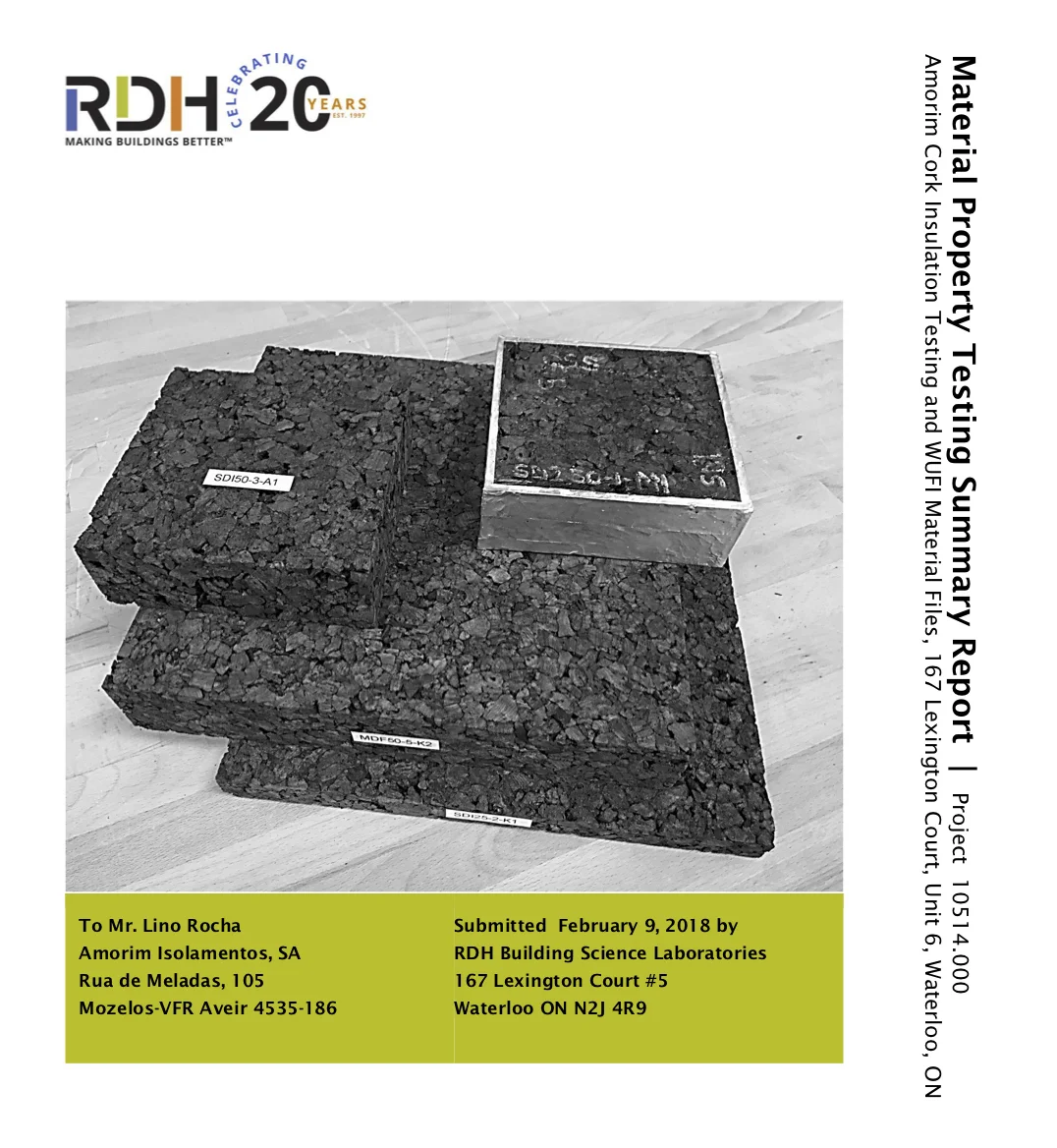 Final material property report