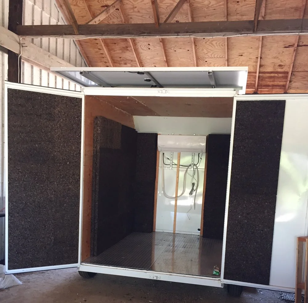 ThermaCork Insulation. Project: Solar Cooler by Veggie Rescue .