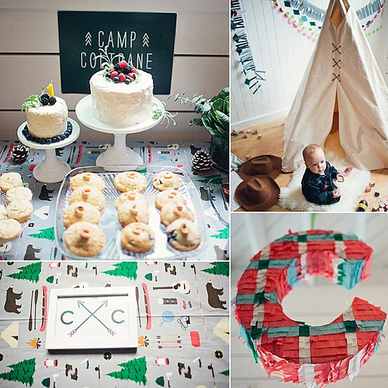 Modern Camp-Inspired First Birthday Party