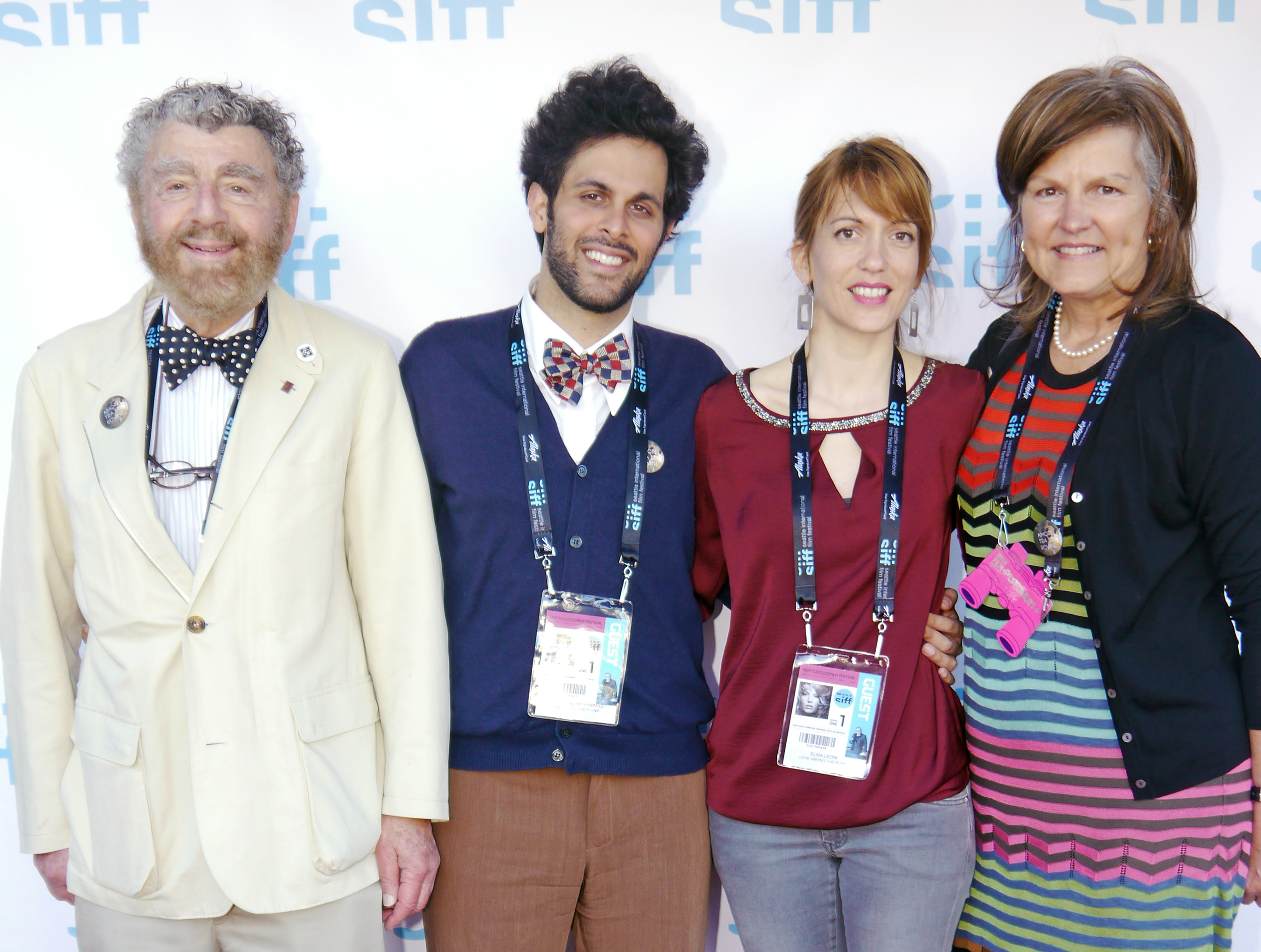  SIFF 2015 | Amore tra le rovine | 4 giugno 2015. I produttori Richard Meyer e Susan Harmon, Il regista Massimo Alì Mohammad e l'art director Elisa Leonini. Foto: Kalani Akuna 