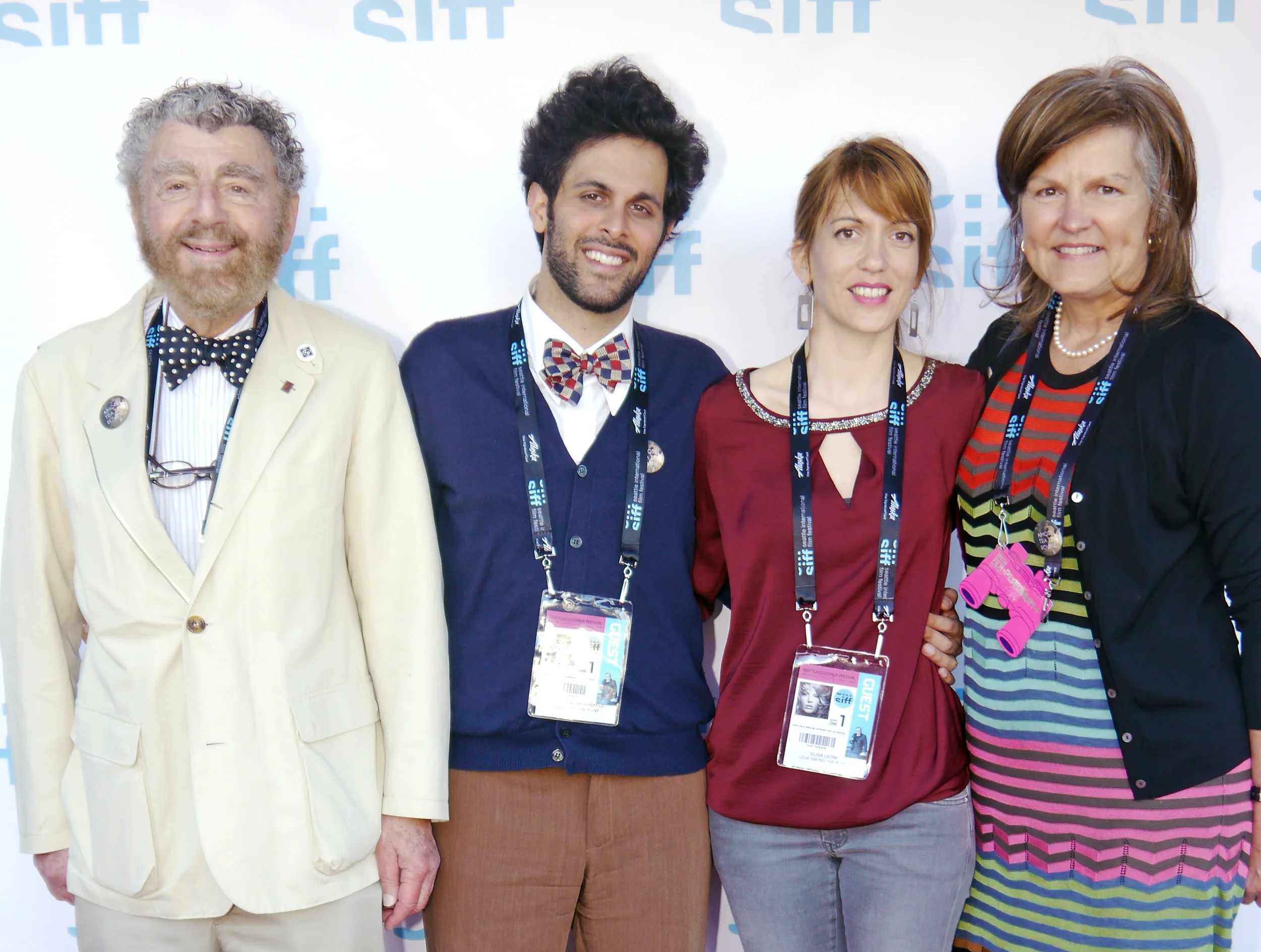 SIFF 2015 | Amore tra le rovine | 4 giugno 2015. I produttori Richard Meyer e Susan Harmon, Il regista Massimo Alì Mohammad e l'art director Elisa Leonini. Foto: Kalani Akuna