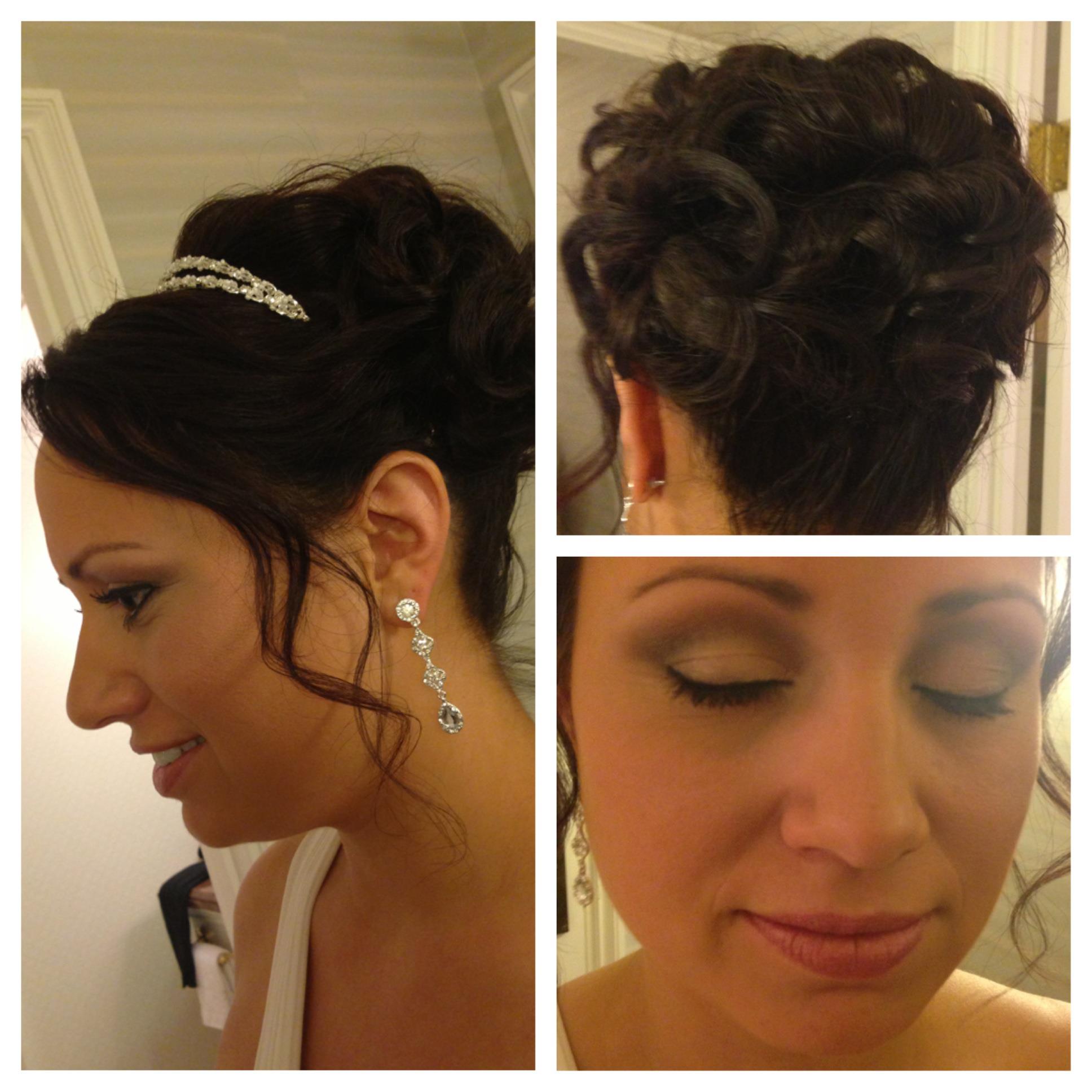 Traditional bridal Hair and makeup