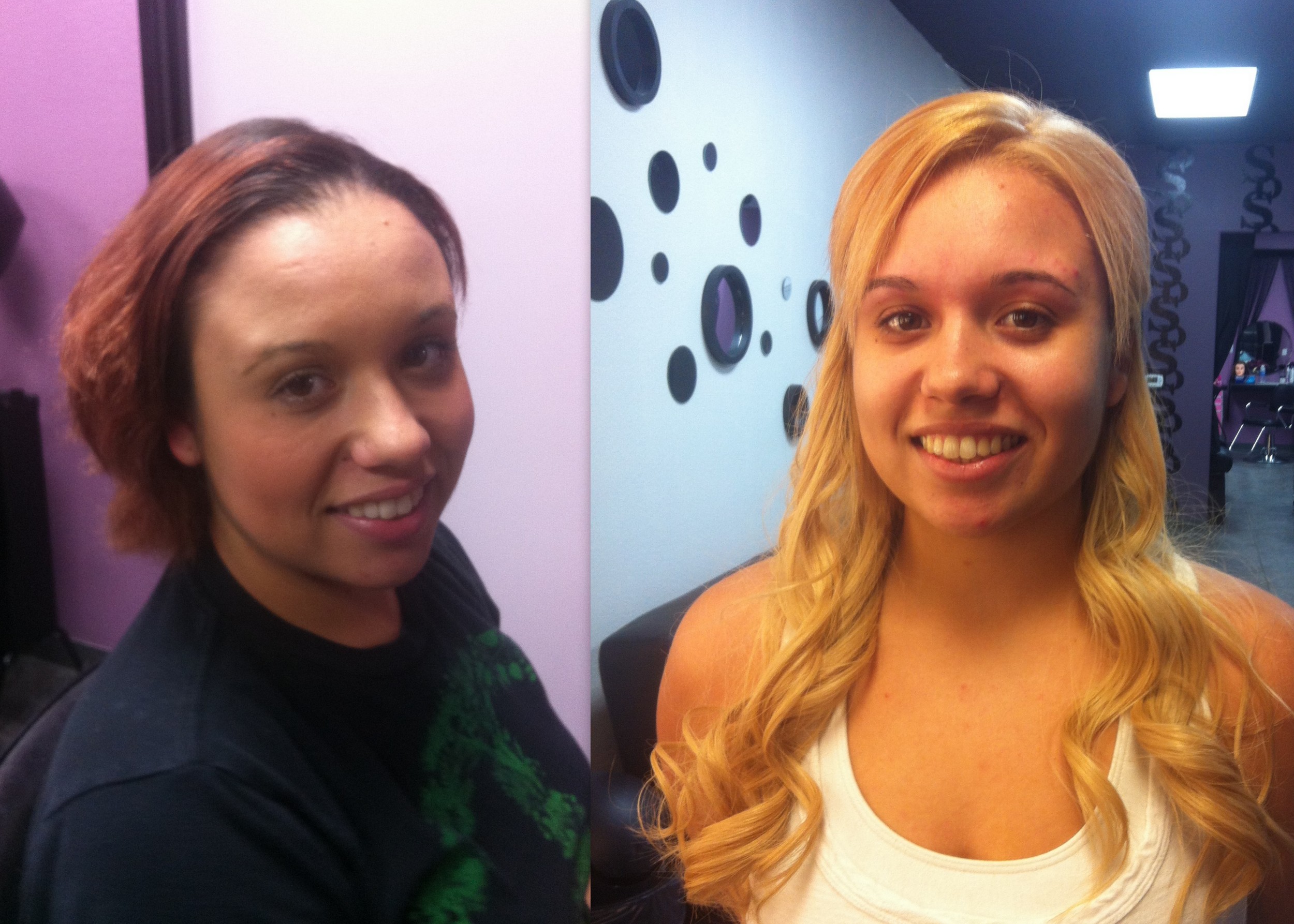 Makeover! Color, cut, extensions