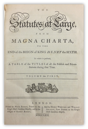 magna carta library law harris county 1763 publication display through june