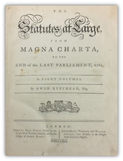 Magna Charta - Ruffhead title page.png
