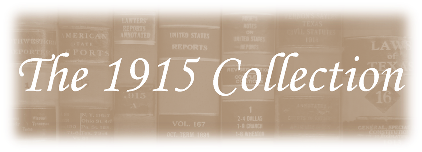 The 1915 Collection title graphic