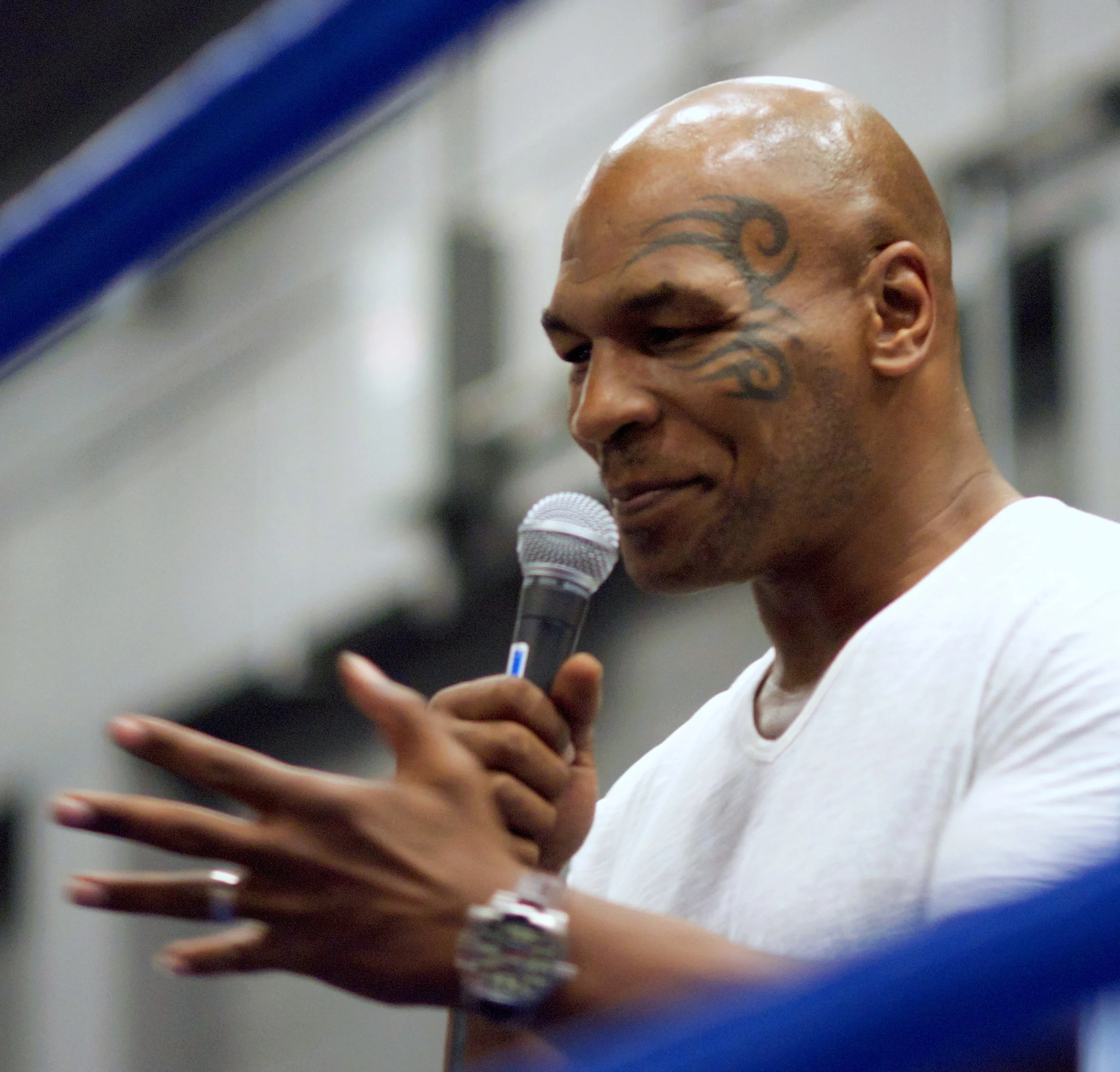 Mike Tyson's famous tattoo that started it all.