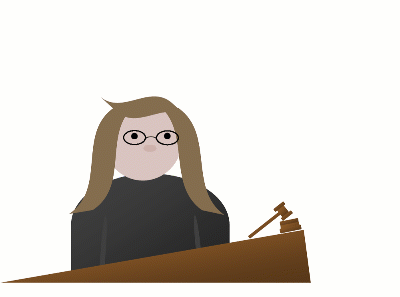 Judge pondering the 1st amendment