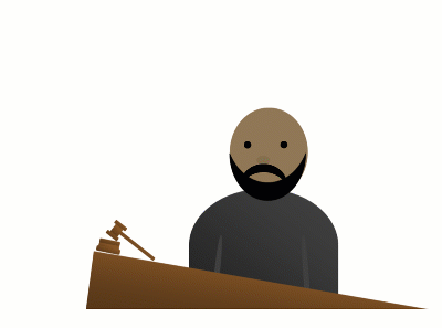 Judge pondering the 1st amendment