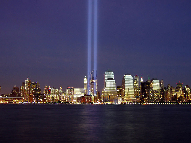 2004 World Trade Center Memorial titled Tribute in Light .