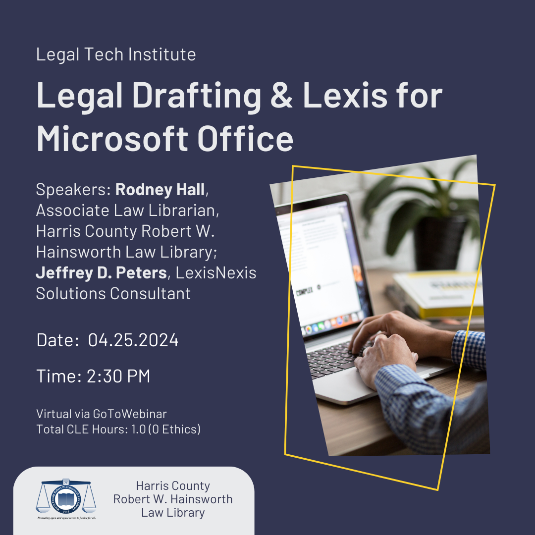 Legal Drafting & Lexis for Microsoft Office