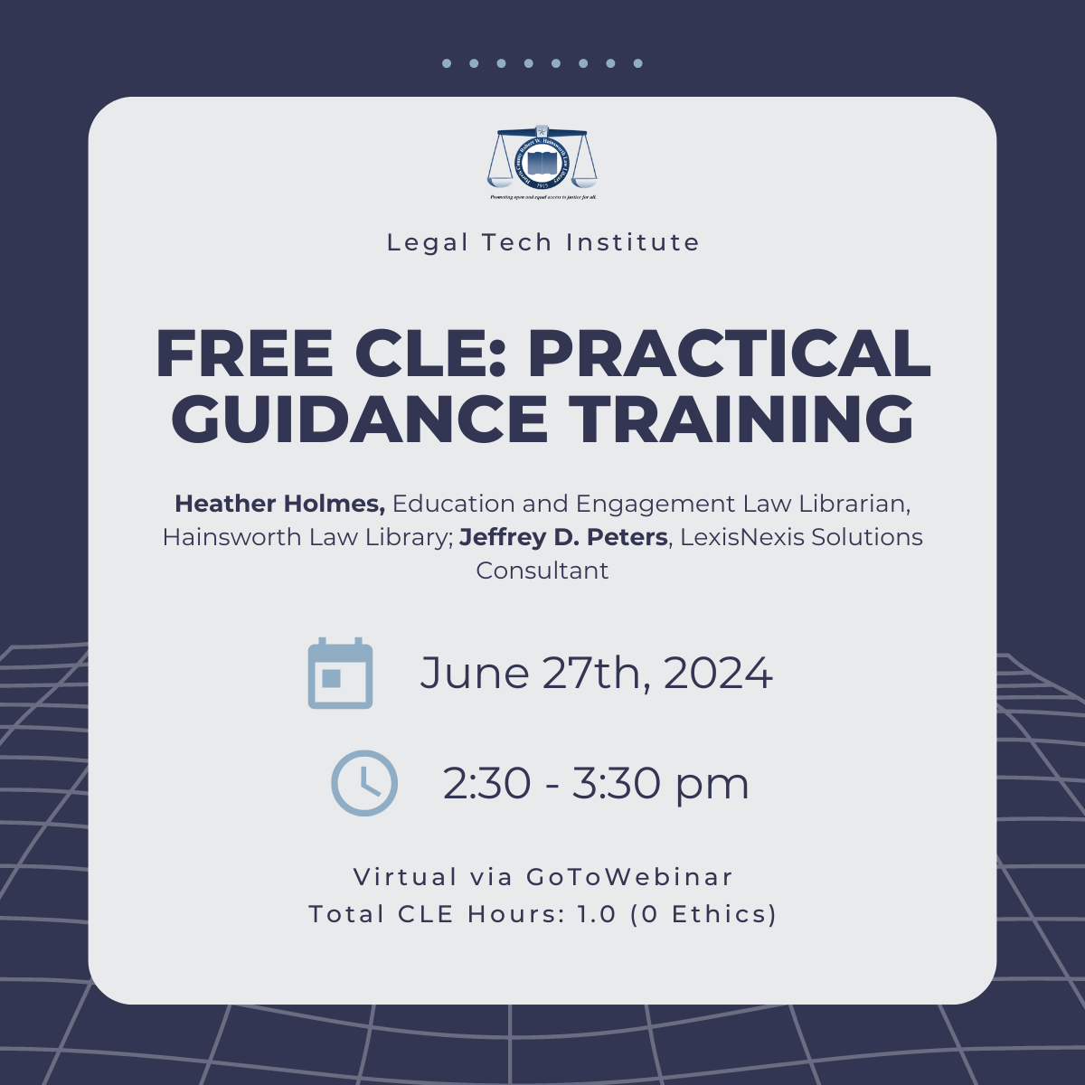 Free CLE: Practical Guidance Training