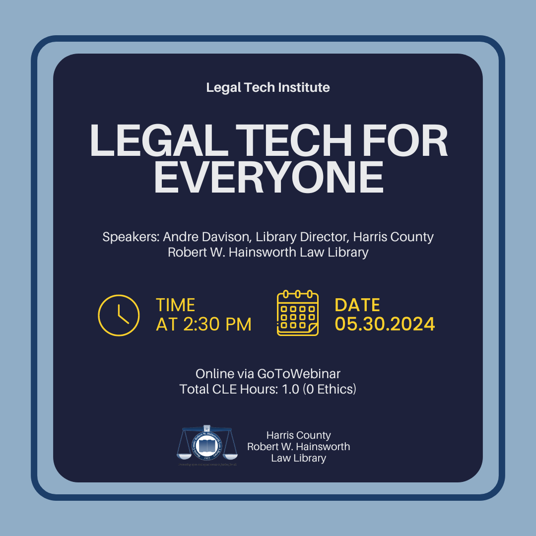 Legal Tech for Everyone