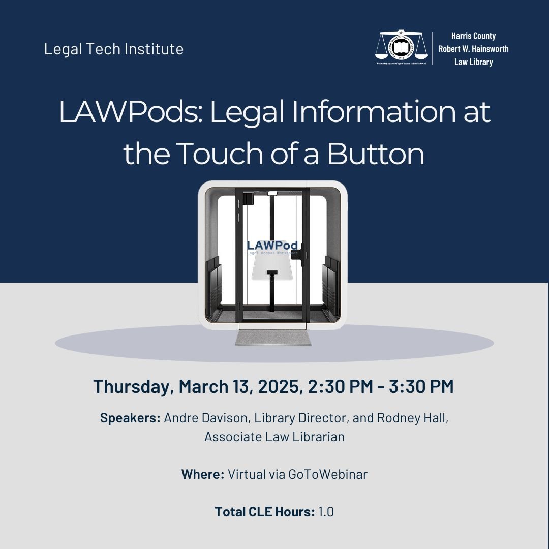 LAWPods: Legal Information at the Touch of a Button