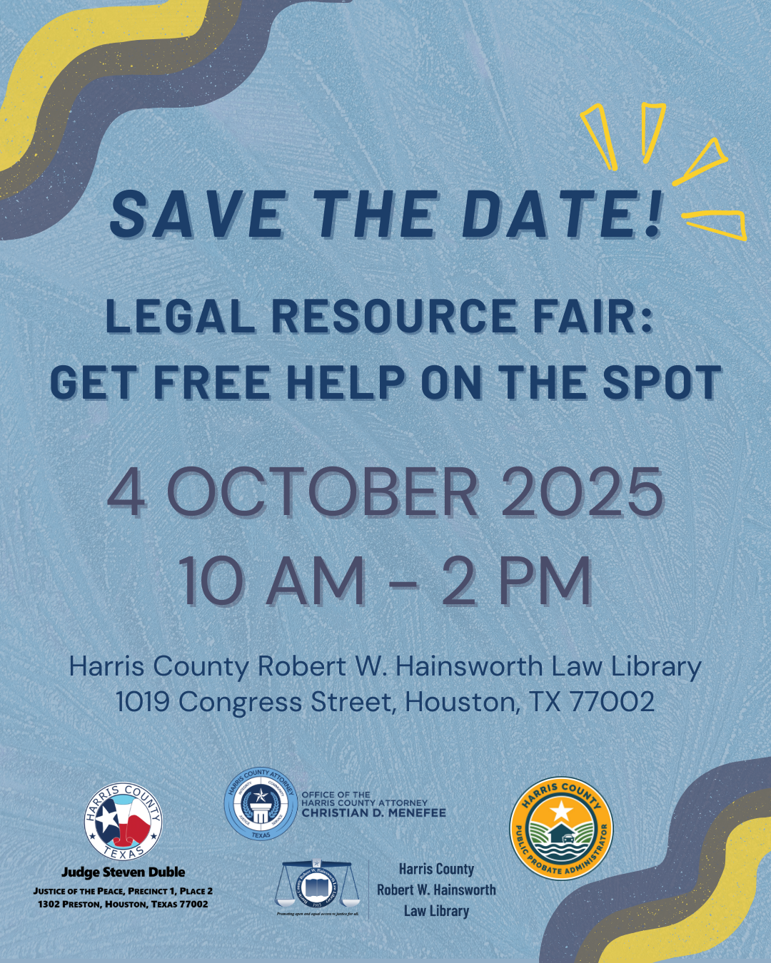 Legal Resource Fair: Get Free Help on the Spot