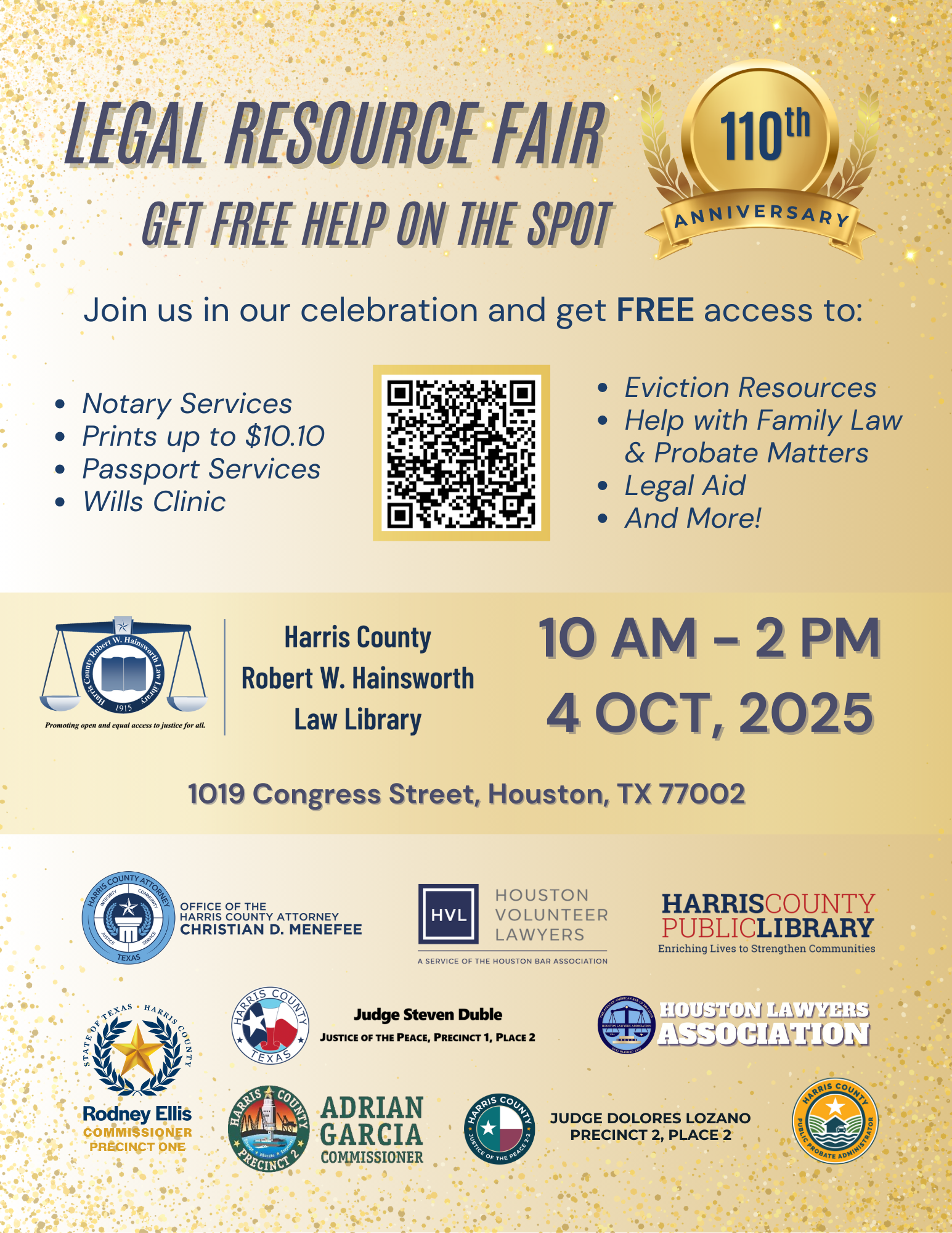 Legal Resource Fair: Get Free Help on the Spot
