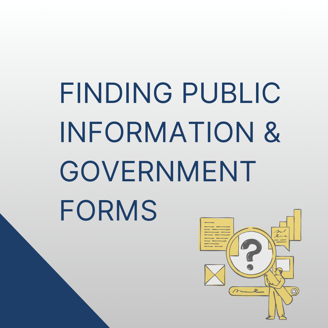 Finding Public Information and Government Forms