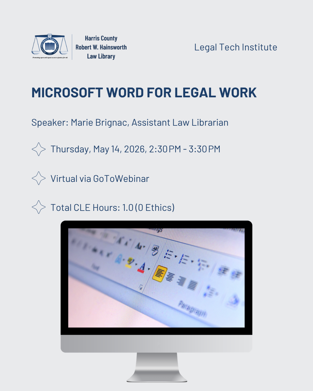 LTI: Microsoft Word for Legal Work