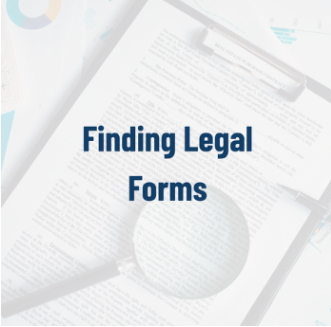 Finding Legal Forms and Self-Help Resources