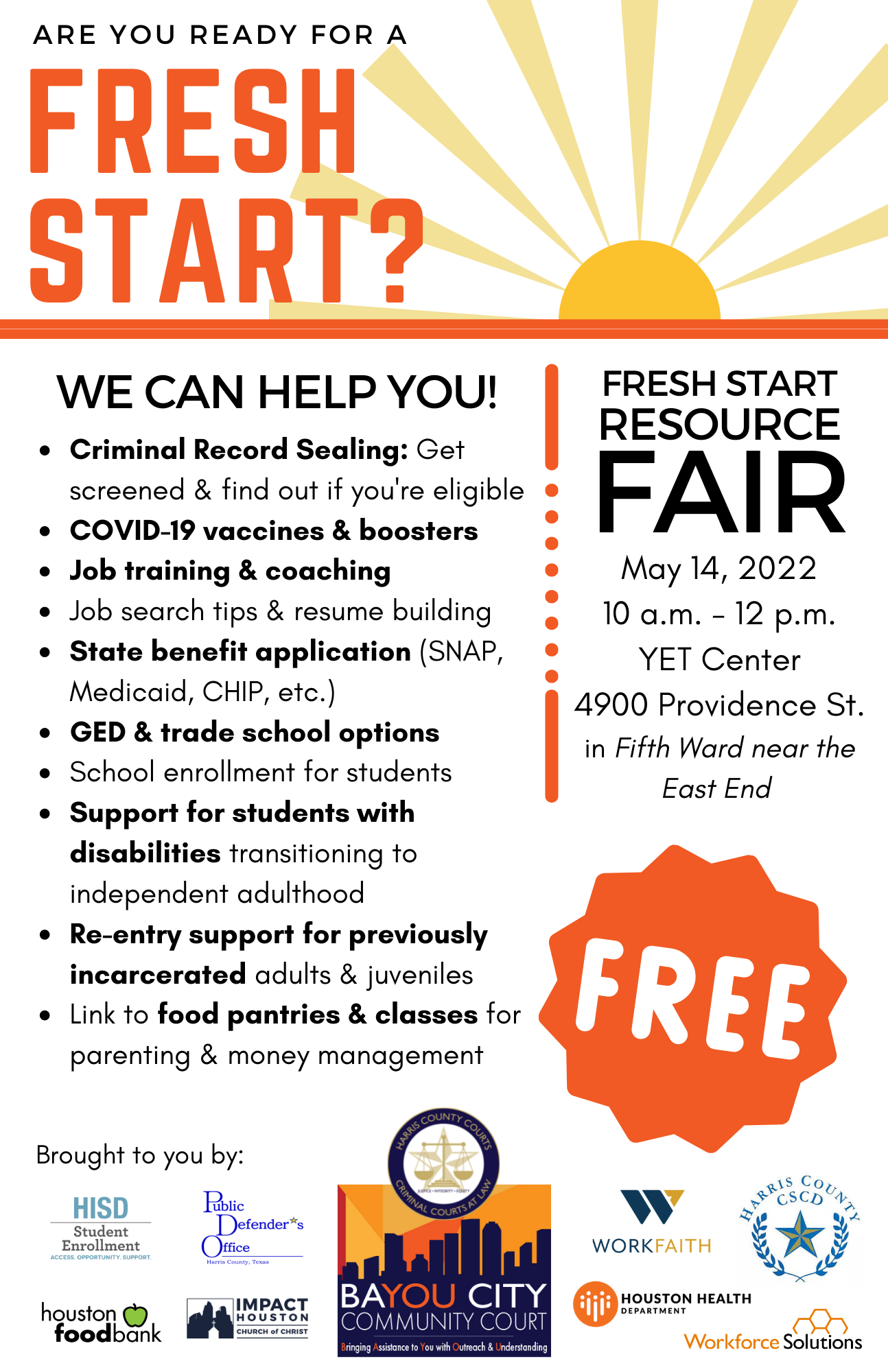 Fresh Start Programme – Federal Student Aid – LRBO