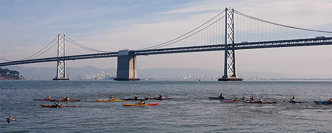 Mother's Day Kayaking Tour Tour Alameda in a relaxed pace in safe double sea kayaks, enjoying the marine life, sea breeze, and sunshine