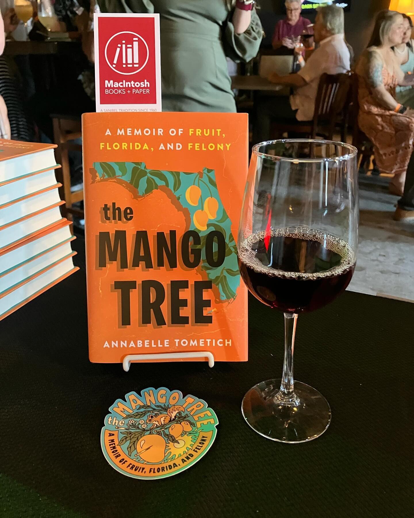 We had so much fun at the Mango Tree event this week!  Amazing crowd, yummy wine + food, and this book is simply fantastic.  We sold out, but more copies will be in our #sanibel shop tomorrow and we&rsquo;re happy to ship. Congrats to Annabelle and c