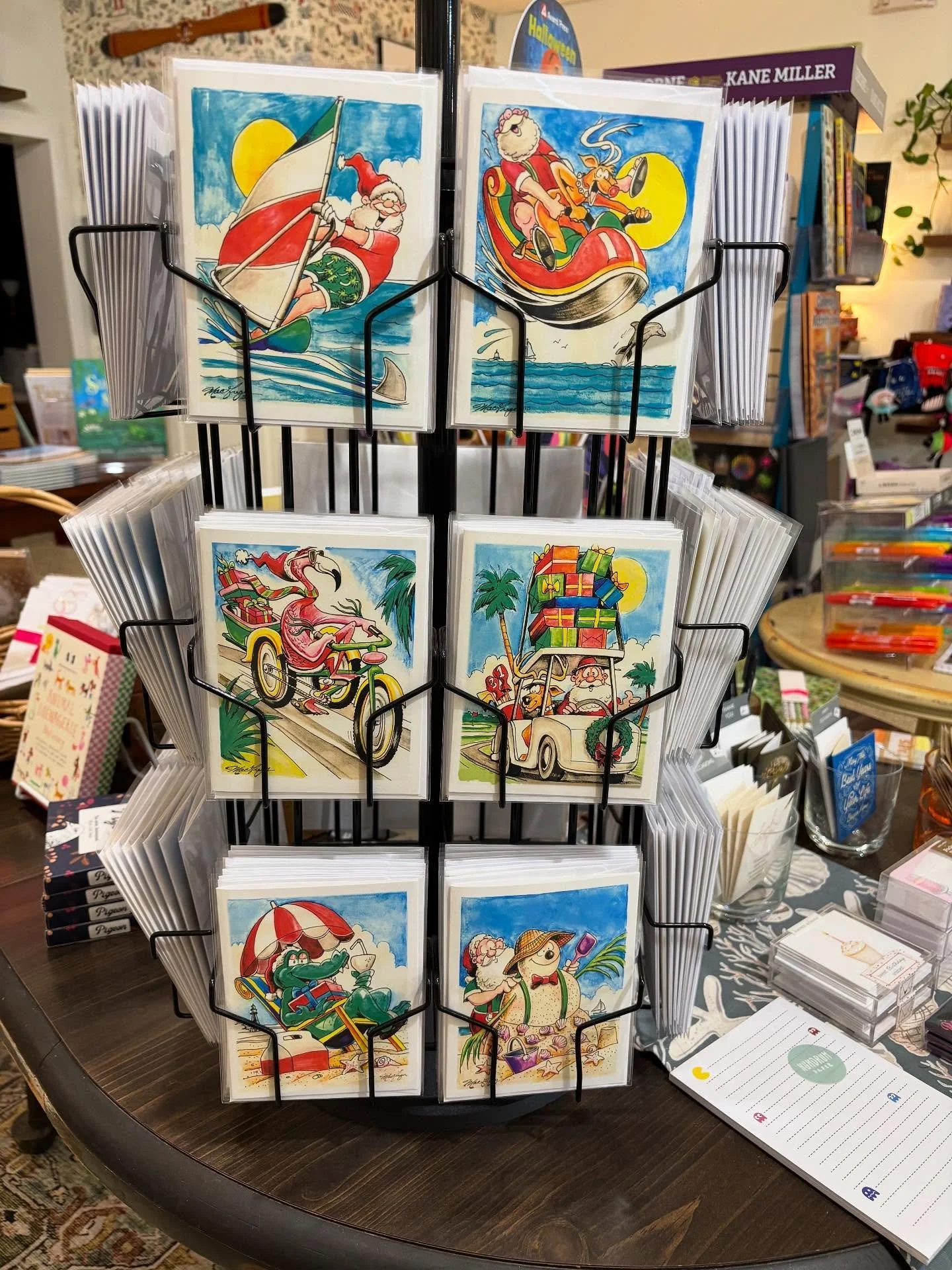 Too soon?  We think not! Check out these lovely, local holiday cards made by our friend, Doug MacGregor.  They&rsquo;ve just arrived and they&rsquo;ll go fast! #localart #sanibelchristmas #holidaycheer #sendacard #shoplical