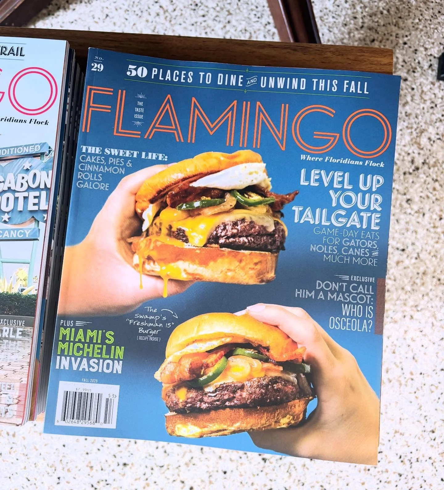 New edition of Flamingo Magazine, hot off the press!  Proudly sold at Macintosh! ☀️🎉💕