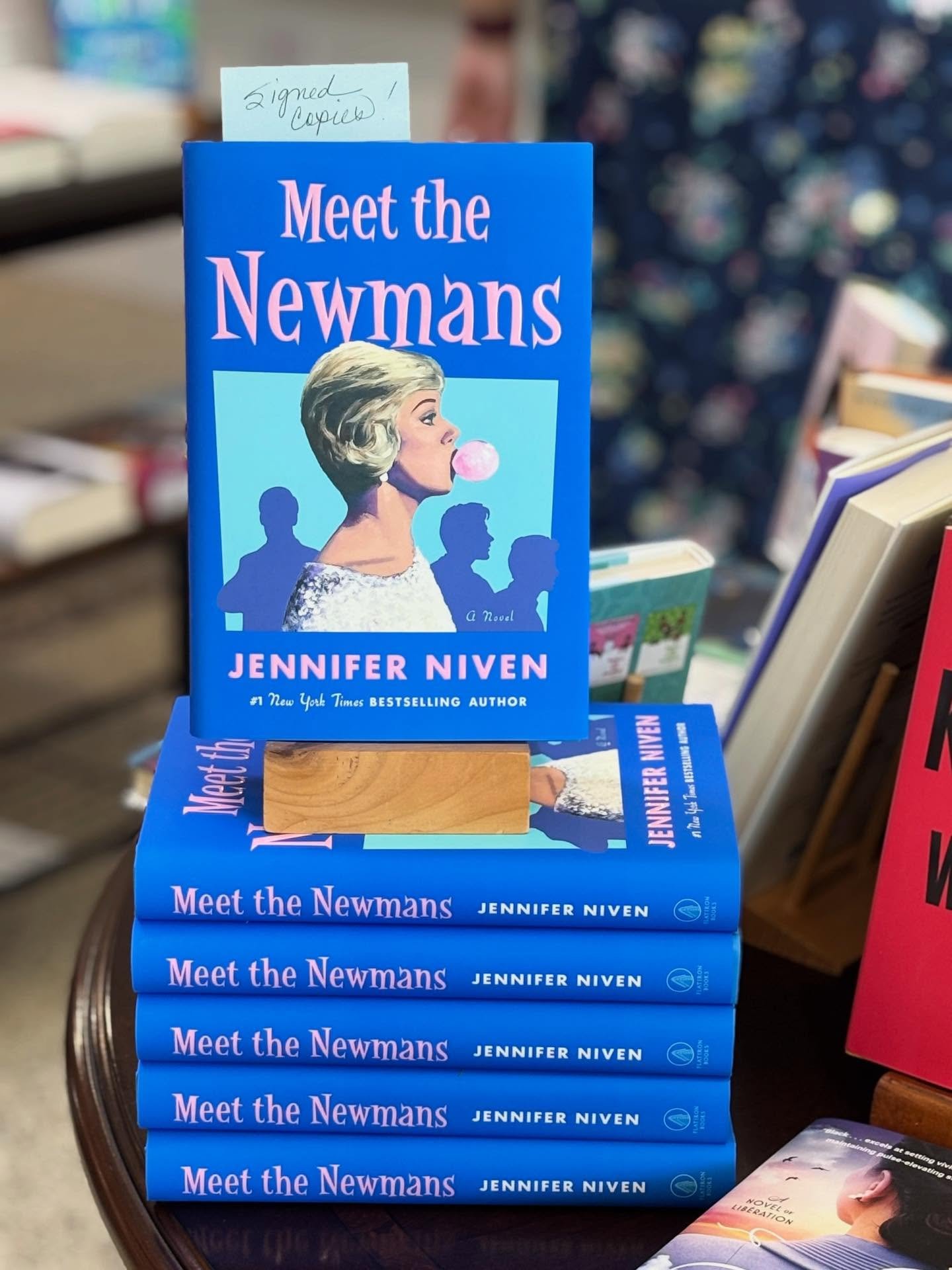 Meet my first two book loves of #2026 💕📚

Just out today, Meet the Newmans by Jennifer Niven has been called &ldquo;a love letter to TV and its history&rdquo; by @people 

I&rsquo;d read anything that @jenniferniven writes, including her grocery li