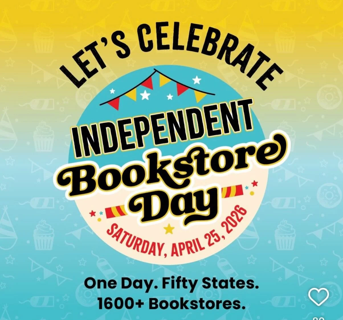It&rsquo;s Independent Bookstore Day!  Celebrate with us until 4pm!  We have yummy cake to commemorate our 66th year and special #IBD exclusives.  We&rsquo;re also giving 2 lucky winners a paperback book every month for a year.  10% of today&rsquo;s 